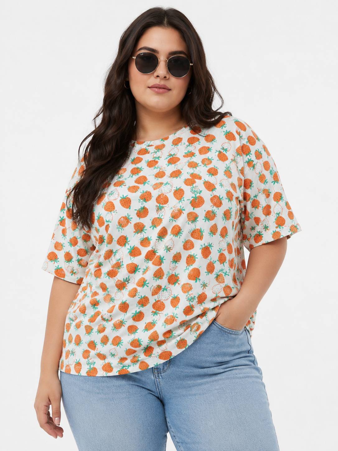 تیشرت زنانه برندH&M مدلDIVDCDنرم و سبک