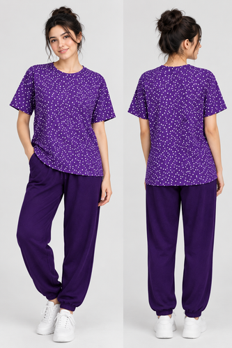 تیشرت و شلوار دخترانه برندh&m دم پا کش نخی